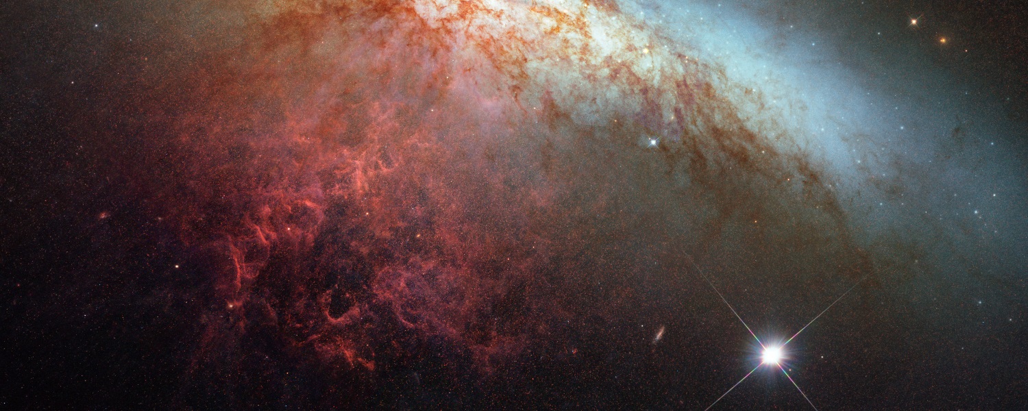 Nearby Galaxy M82 by NASA Goddard Space Flight Center
