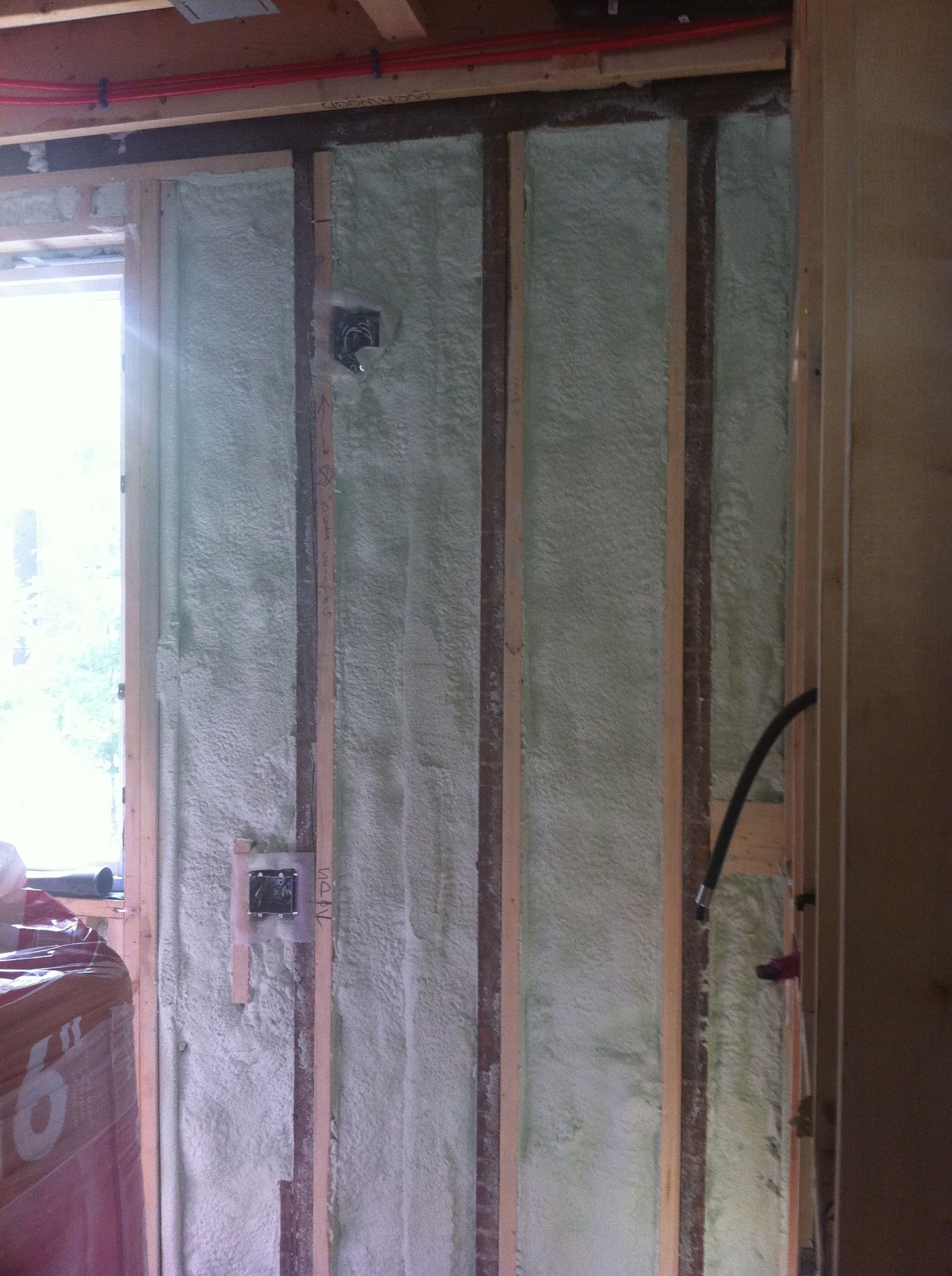 Kitchen spray foam