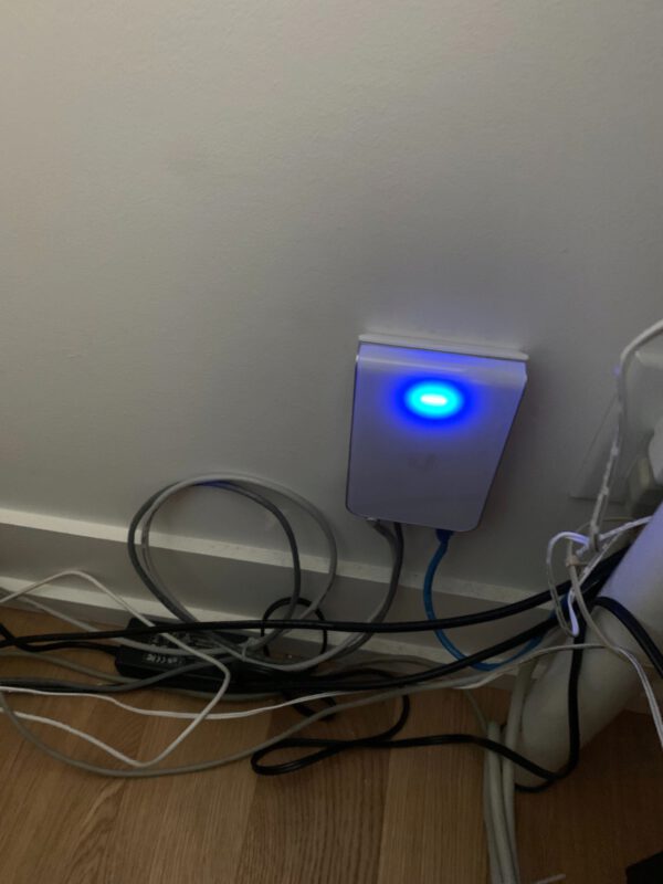 Installed wall-mounted access point