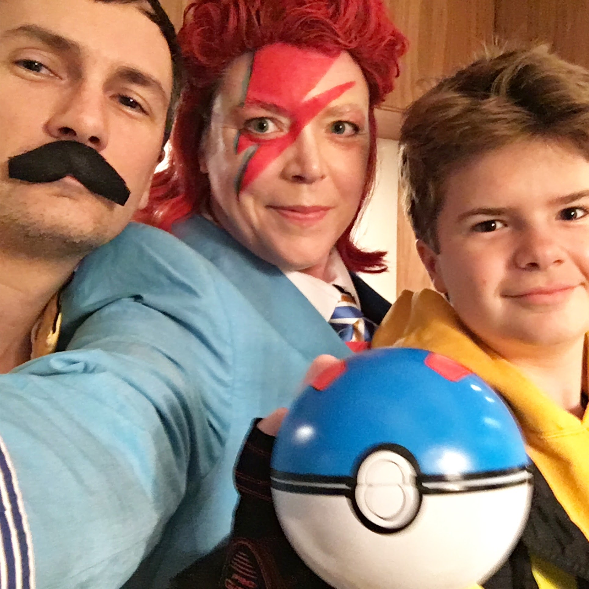 Family dressed for Halloween