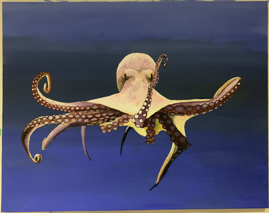 "Octopus painting"